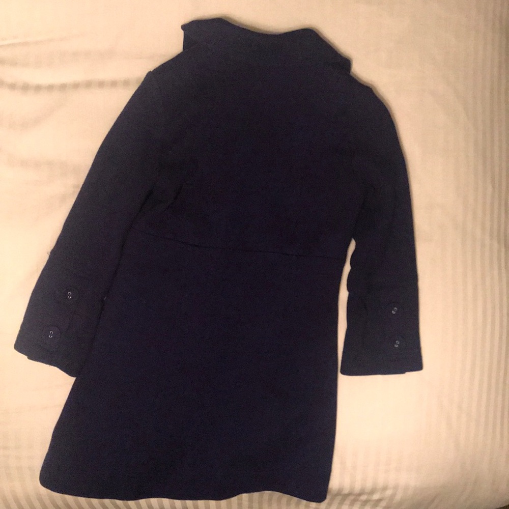 Peplum coat with 3/4 length sleeves - Picture 2 of 3